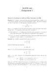 Show Me Math Question MATH 342 Assignment 1 - Differential Equations Problem Set