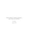 Selected Solutions to Hoffman and Kunze Linear Algebra 2nd Ed