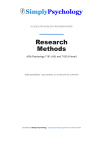 A-Level Psychology Research Methods Revision Notes | AQA 2025
