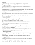 Conjunctions: Types and Examples