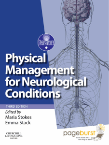 Physical Management for Neurological Conditions Textbook