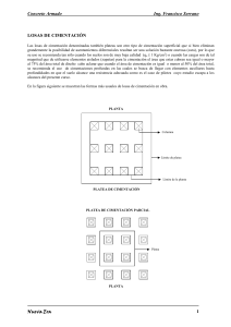 Concreto Armado: Losas de Cimentaci&oacute;n