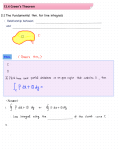Green's Theorem: Line Integrals and Area Calculation