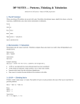 DP Notes: Patterns, Thinking & Tabulation for Dynamic Programming Practice