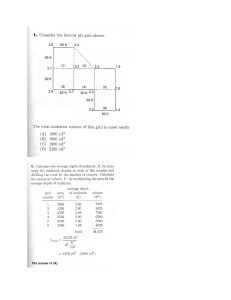 Borrow Pit Grid Undercut Volume Calculation Problem
