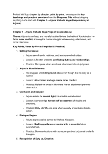 Bhagavad Gita Study Guide: Chapters 1–2 with Jnana Yoga Lessons