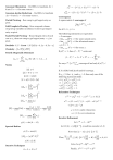 Numerical Linear Algebra Formula Sheet: Methods & Factorizations