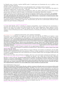 Appunti di Filosofia Antica: Presocratici, Sofisti e Socrate