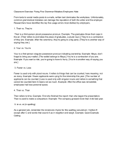 Fixing Five Grammar Mistakes Employers Hate &ndash; Classroom Exercise