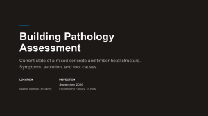 Building Pathology Assessment: Concrete & Timber Hotel Case Study