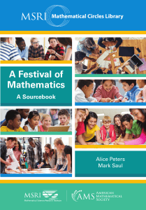 A Festival of Mathematics: A Sourcebook &ndash; Math Circle Activity Guide