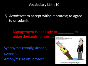 Vocabulary List #10: 20 English Words, Definitions & Synonyms