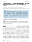 Hippocampus Coupling with Default Network in Memory: fMRI Study