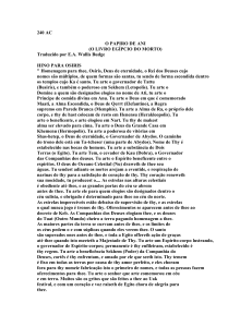 O Papiro de Ani &ndash; O Livro Eg&iacute;pcio dos Mortos (tradu&ccedil;&atilde;o de Budge)