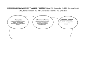 Performance Management Planning Process Tutorial: 5 Steps Explained