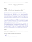 ELEC 331 Computer Communications Problem Set 1 with Solutions