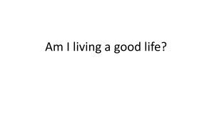 Am I Living a Good Life? Aristotle on Happiness and Eudaimonia