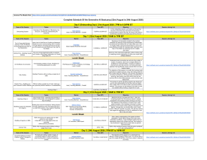 Generative AI Bootcamp Schedule: 3-Day Agenda (Aug 2026)
