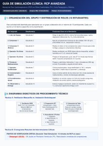 Gu&iacute;a de Simulaci&oacute;n Cl&iacute;nica: RCP Avanzada con R&uacute;brica ACLS