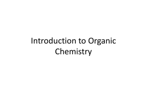 Introduction to Organic Chemistry: Alkanes and Nomenclature