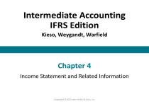 Intermediate Accounting IFRS Ch. 4: Income Statement Slide Deck