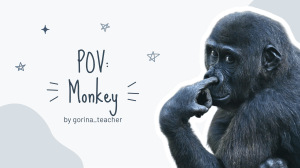 POV: Monkey &ndash; Creative Caption Writing Activity for Young Learners