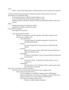 Strategic Management Notes: Porter's Five Forces, SWOT, Value Chain