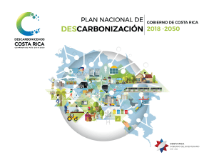 Plan Nacional de Descarbonizaci&oacute;n 2018-2050 de Costa Rica
