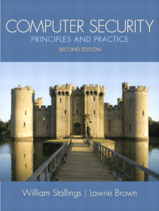 Computer Security: Principles and Practice, 2nd Edition - Stallings