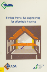 Timber Frame: Re-engineering for Affordable Housing | TRADA Report