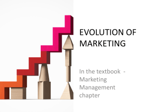 Evolution of Marketing: History and Management Approaches