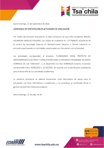Constancia de Participaci&oacute;n en Vinculaci&oacute;n &ndash; IST Tsa'chila 2026
