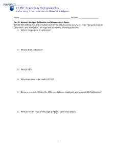 EE 330 Lab 2: Introduction to Network Analyzers &ndash; Pre-Lab Worksheet