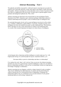 Abstract Reasoning 1