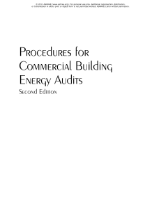 Procedures for Commercial Building Energy Audits, 2nd Ed. | ASHRAE