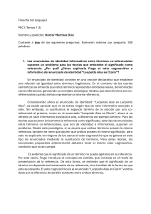 Filosof&iacute;a del Lenguaje I: PEC 1 resuelta (Frege, sentido y referencia)