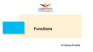 Functions Lecture Slides: Domain, Range & Function Types