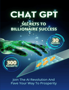 ChatGPT Secrets to Billionaire Success: AI Guide to Online Income
