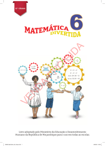 Matem&aacute;tica Divertida 6.&ordf; Classe &ndash; Livro Did&aacute;tico de Mo&ccedil;ambique