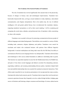 The Evolution of the Societal Position of Translators - Essay