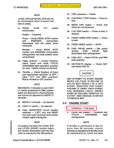 Bell 407 Checklist &ndash; Normal Procedures (BHT-407-FM-1)