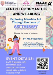 Exploring Mandala Art Through the Lens of Art Therapy &ndash; Event Poster