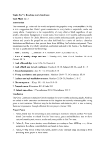 Go Ye: Breaking Every Hindrance &ndash; Youth Evangelism Bible Study Guide