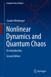 Nonlinear Dynamics and Quantum Chaos: An Introduction &ndash; Wimberger
