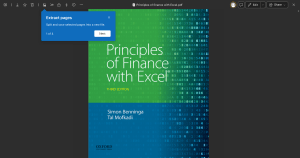Principles of Finance with Excel, 3rd Edition &ndash; Benninga & Mofkadi