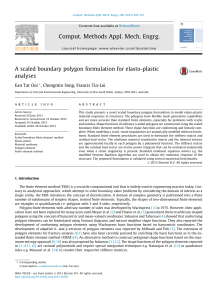 Scaled Boundary Polygon Formulation for Elasto-Plastic Analyses