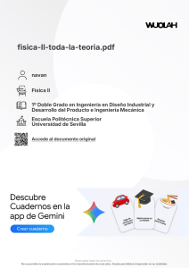 F&iacute;sica II - Apuntes de toda la teor&iacute;a: electromagnetismo | Sevilla