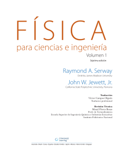 F&iacute;sica para Ciencias e Ingenier&iacute;a Vol. 1 | Serway y Jewett 7&ordf; ed.