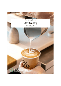 Zanders Case 'Oat to Joy': Treasury & Risk Management Case Study