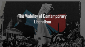 The Viability of Contemporary Liberalism: Challenges & Critiques